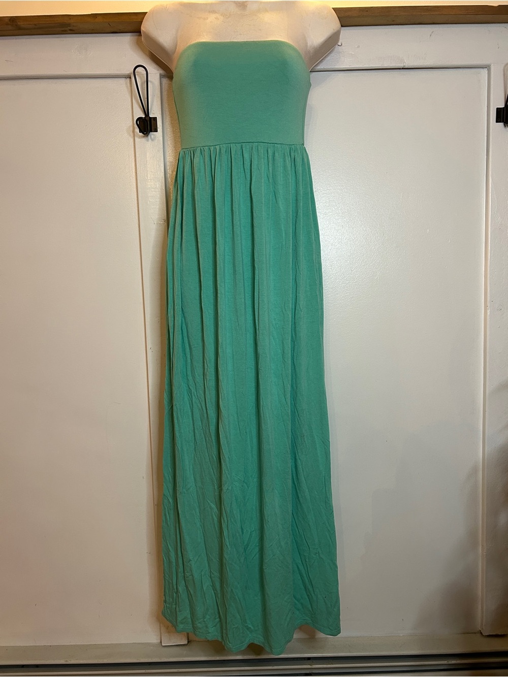 Forever 21 Strapless Maxi Dress in Mint - Picture 3 of 4